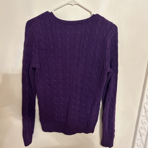 Purple Polo Sweater 💜 - Picture 2 of 4